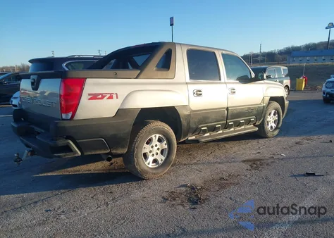 2002 Chevrolet Avalanche 1500 из США, поврежденный, VIN 3GNEK13T82G301682